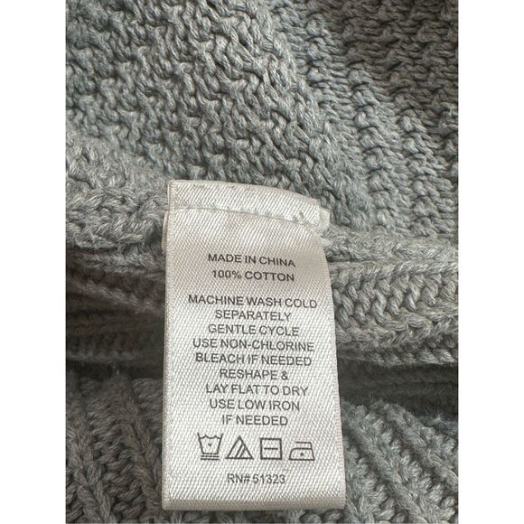 1 State gray sweater size Small 100% cotton - Picture 8 of 8